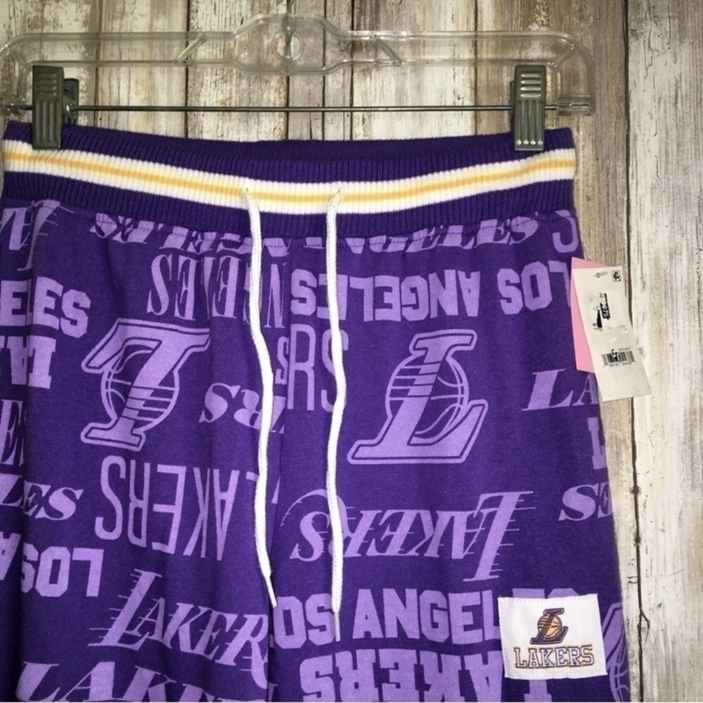 NWT NBA LA Lakers Purple Wide Leg Pants - Picture 10 of 10